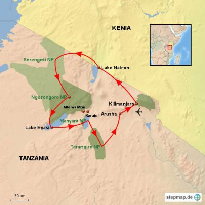 Afrikanisches Erbe Map