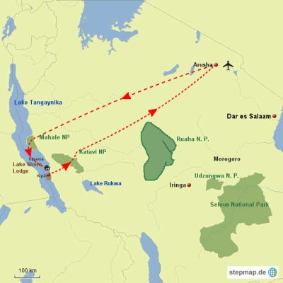 Das Beste des Westens Routemap