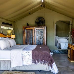 Hartenbos Game Reserve Zeltansicht