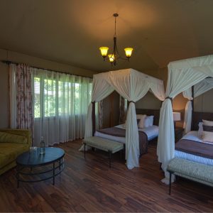 Lions Paw Camp, Twin Betten