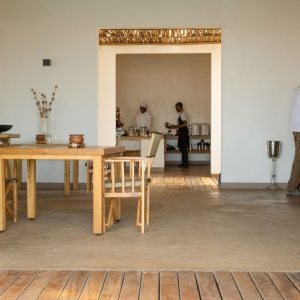 Manyara´s Secret Lodge, Blick in die Küche