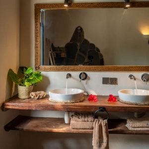Mwazaro Beach Lodge, Badezimmer