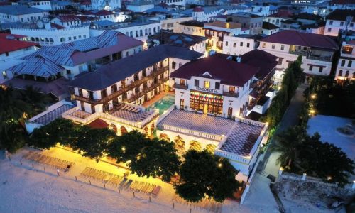 Tembo House Hotel, aus der Vogelperspektive