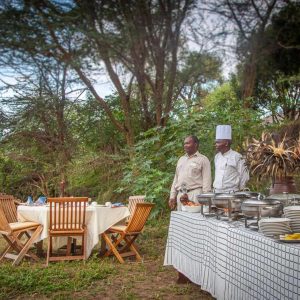 Tipilikwani Camp Busch Dinner