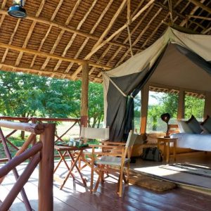 Voyager Ziwani Camp, Zelte