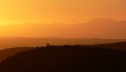 Geführte Reise ins Kaokoland. Damaraland Abendstimmung
